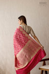 Fuchsia Pink Handwoven Banarasi Silk Saree