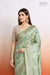 Pista Green Handwoven Banarasi Silk Saree