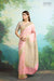 Baby Pink Handwoven Banarasi Tussar Georgette Saree