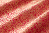 Pink Dual Tone Handwoven Banarasi Brocade Fabric