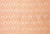 Peach Handwoven Banarasi Brocade Fabric