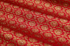 Red Handwoven Banarasi Brocade Fabric