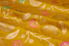 Yellow Handwoven Banarasi Silk Fabric