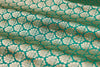 Sea Green Handwoven Banarasi Brocade Fabric