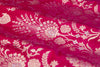 Pink Dual Tone Handwoven Banarasi Brocade Fabric