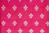 Pink Dual Tone Handwoven Banarasi Raw Silk Fabric