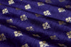 Blue Dual Tone Handwoven Banarasi Raw Silk Fabric