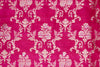 Fuchsia Pink Handwoven Banarasi Raw Silk Fabric