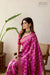 Magenta Pink  Handwoven Banarasi Silk Saree