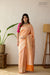 Orange Handwoven Banarasi Silk Saree