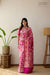 Fuchsia Pink Handwoven Banarasi Silk Saree