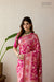 Fuchsia Pink Handwoven Banarasi Silk Saree