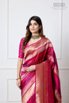 Multicolor Handwoven Banarasi Kadhua Silk Saree