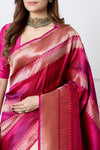 Multicolor Handwoven Banarasi Kadhua Silk Saree