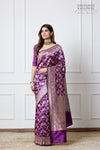 Magenta Pink Handwoven Banarasi Silk Saree