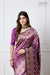 Wine Handwoven Banarasi Silk Saree