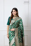 Green Handwoven Banarasi Silk Saree