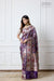 Purple Handwoven Banarasi Silk Saree