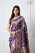 Purple Handwoven Banarasi Silk Saree