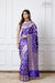 Purple Handwoven Banarasi Silk Saree