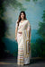 Off-White Handwoven Banarasi Georgette Saree