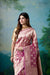 Pink Handwoven Banarasi Tissue Silk Saree