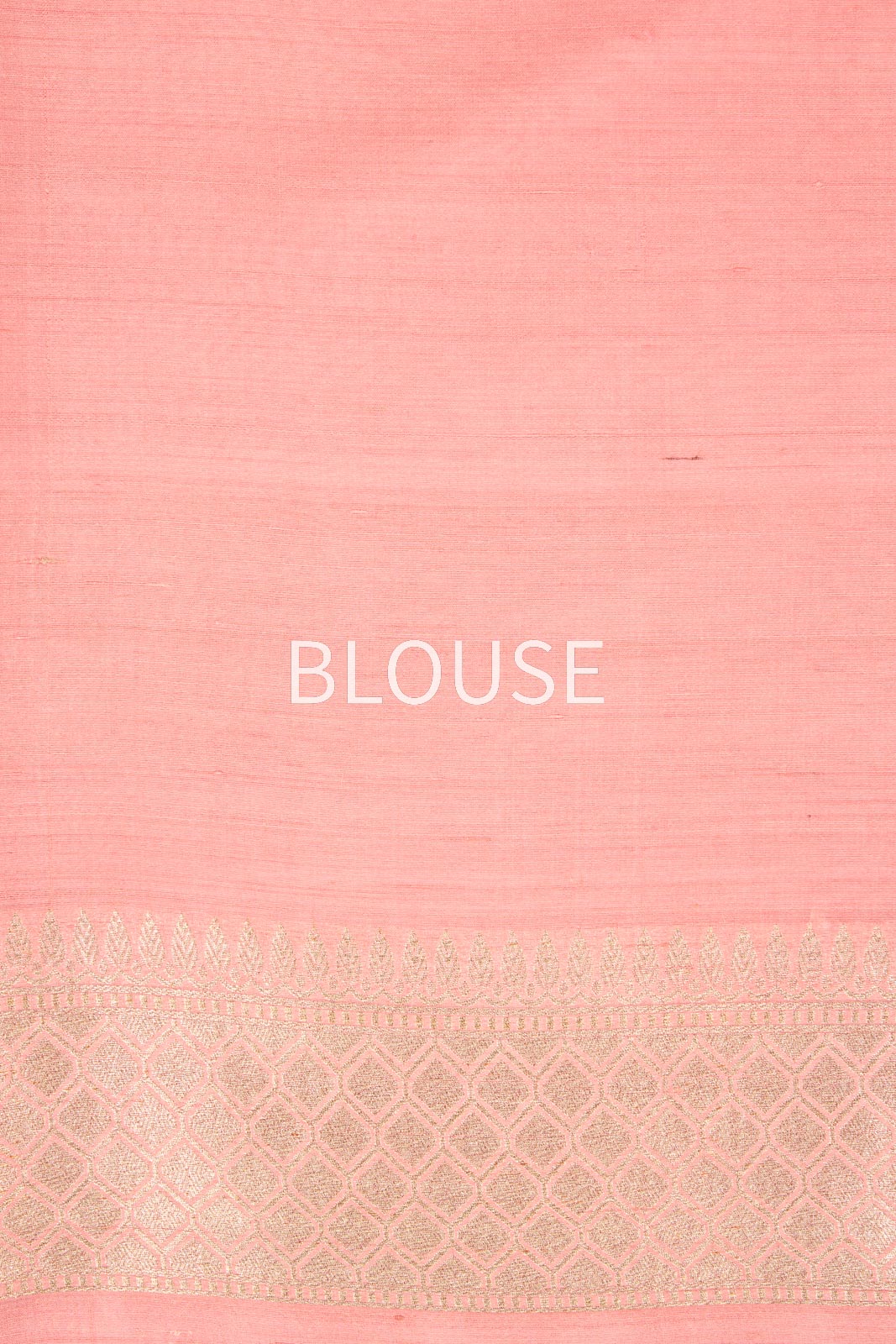 Shaded Pink Handwoven Banarasi Tussar Georgette Saree