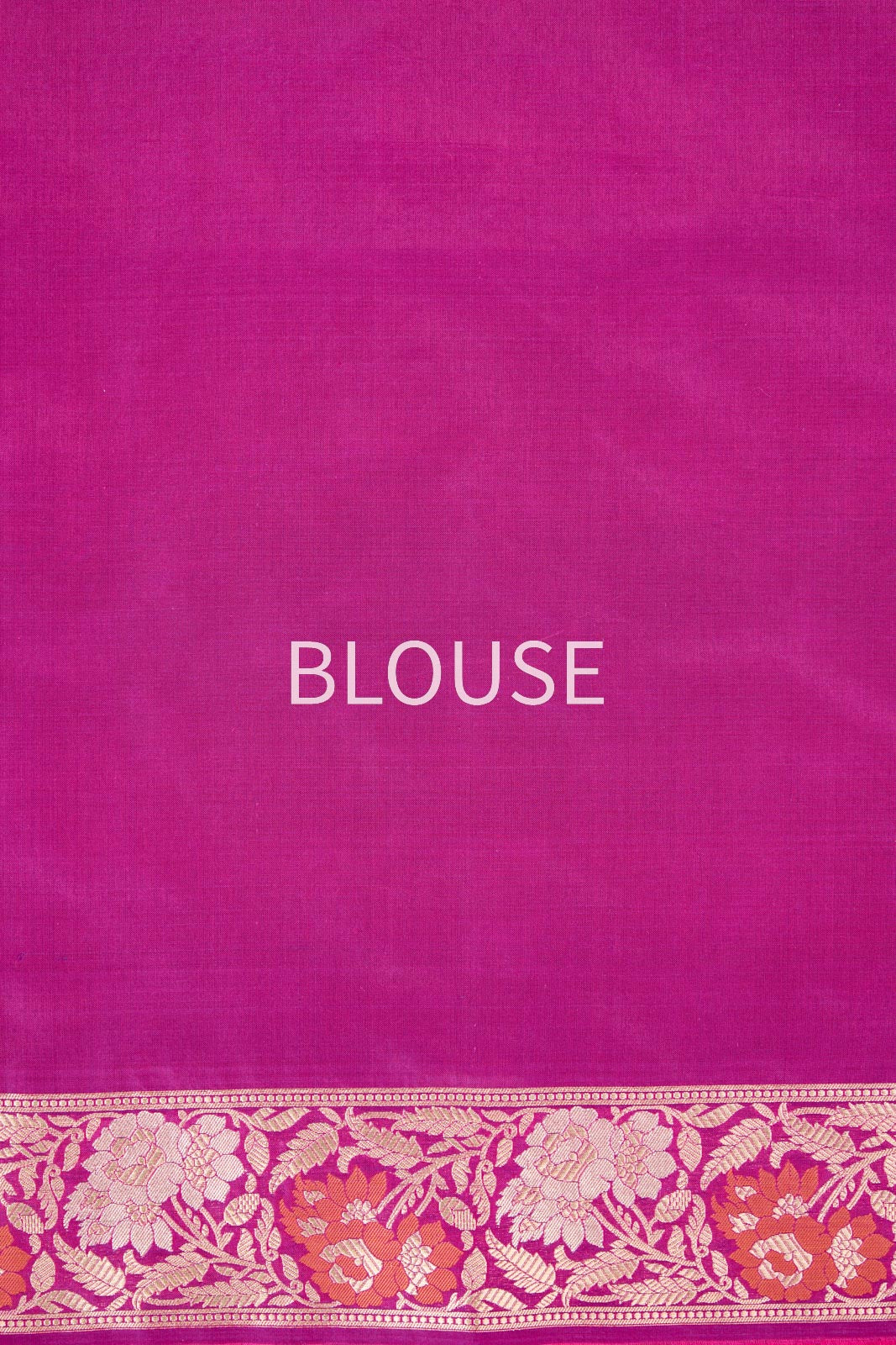 Magenta Pink Handwoven Banarasi Silk Saree