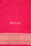 Pink Dual Tone Handwoven Banarasi Silk Saree