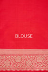 Red Handwoven Banarasi Silk Saree