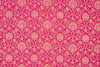 Pink Dual Tone Handwoven Banarasi Brocade Fabric