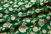 Green Handwoven Banarasi Silk Fabric