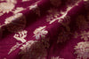 Wine Handwoven Banarasi Raw Silk Fabric