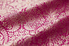 Fuchsia Pink Handwoven Banarasi Brocade Fabric