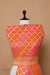 Orange Pink Multi Handwoven Banarasi Georgette Dupatta