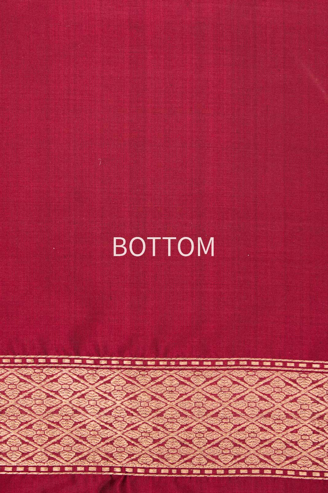 Wine Handwoven Banarasi Silk Suit Piece