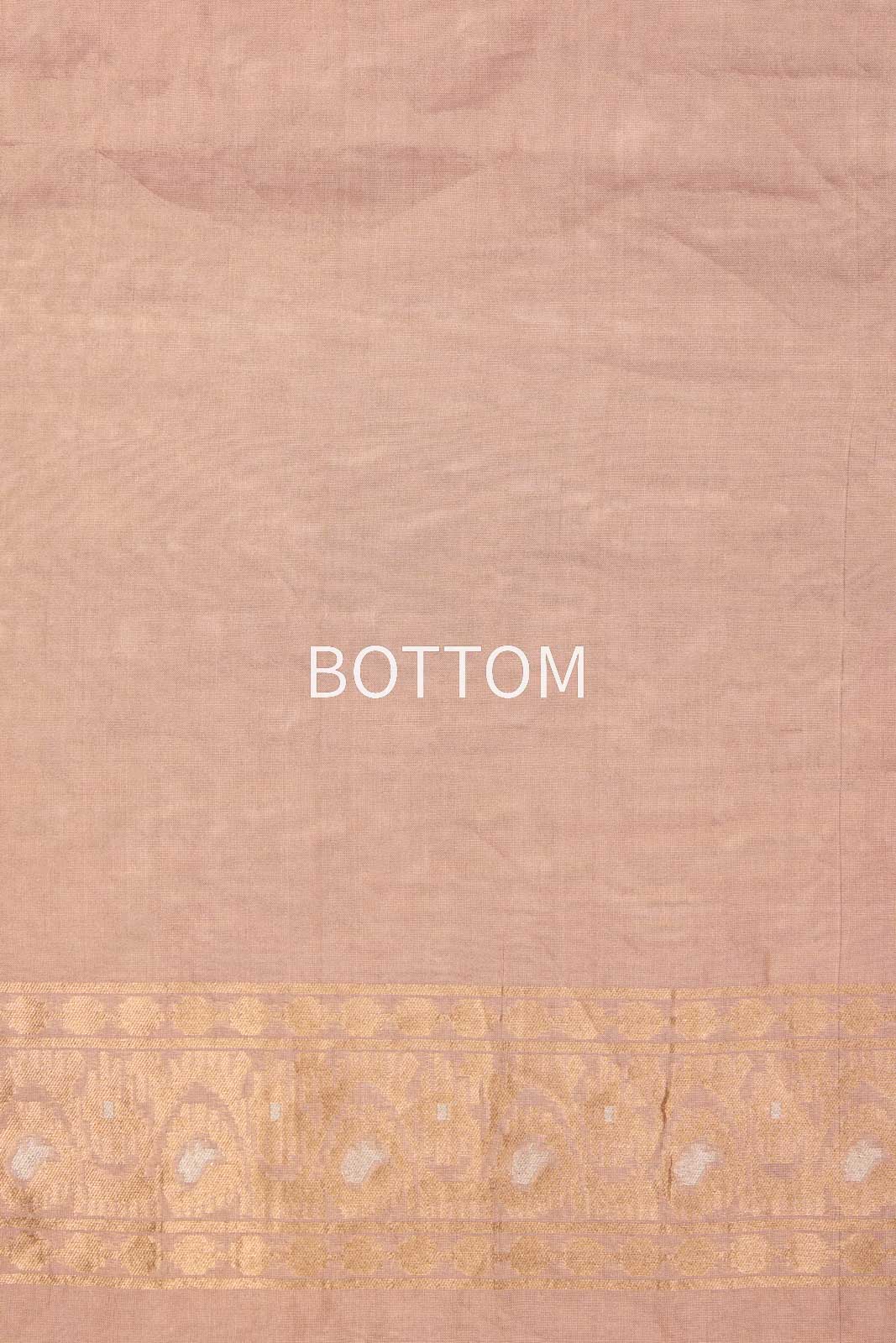 Mauve Handwoven Banarasi Tissue Silk Suit Piece