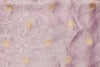 Lavender Handwoven Banarasi Tissue Silk Fabric