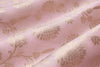 Baby Pink Handwoven Banarasi Organza Silk Fabric