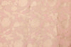 Peach Pink Handwoven Banarasi Organza Silk Fabric