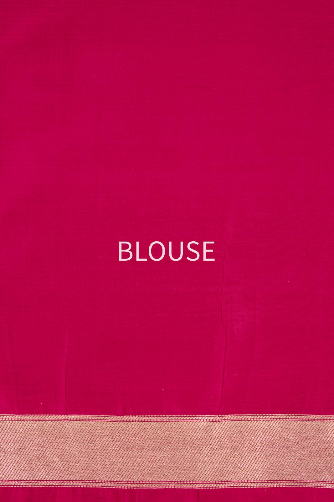 Fuchsia Pink Handwoven Banarasi Silk Saree