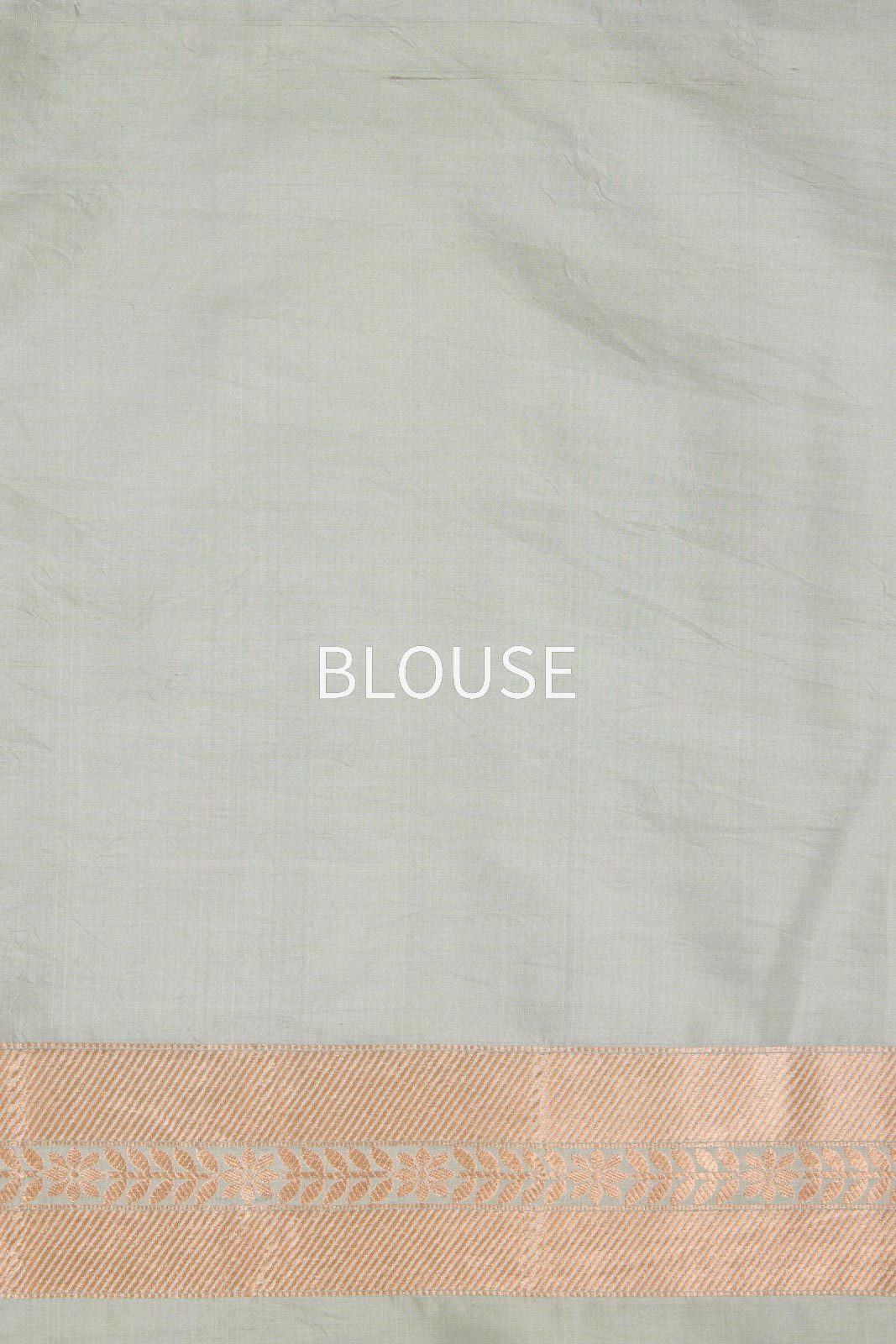 Powder Blue Handwoven Banarasi Silk Saree