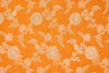 Orange Handwoven Banarasi Silk Fabric