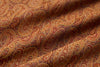 Brown Daul Tone Handwoven Tanchoi Silk Fabric