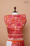 Red Handwoven Banarasi Silk Dupatta