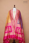 Multicolor Rangkat Handwoven Banarasi Kadhua Silk Dupatta