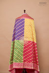 Multicolor Rangkat Handwoven Banarasi Kadhua Silk Dupatta