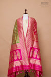 Multicolor Rangkat Handwoven Banarasi Kadhua Silk Dupatta