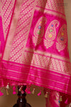 Multicolor Rangkat Handwoven Banarasi Kadhua Silk Dupatta