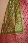 Multicolor Rangkat Handwoven Banarasi Kadhua Silk Dupatta